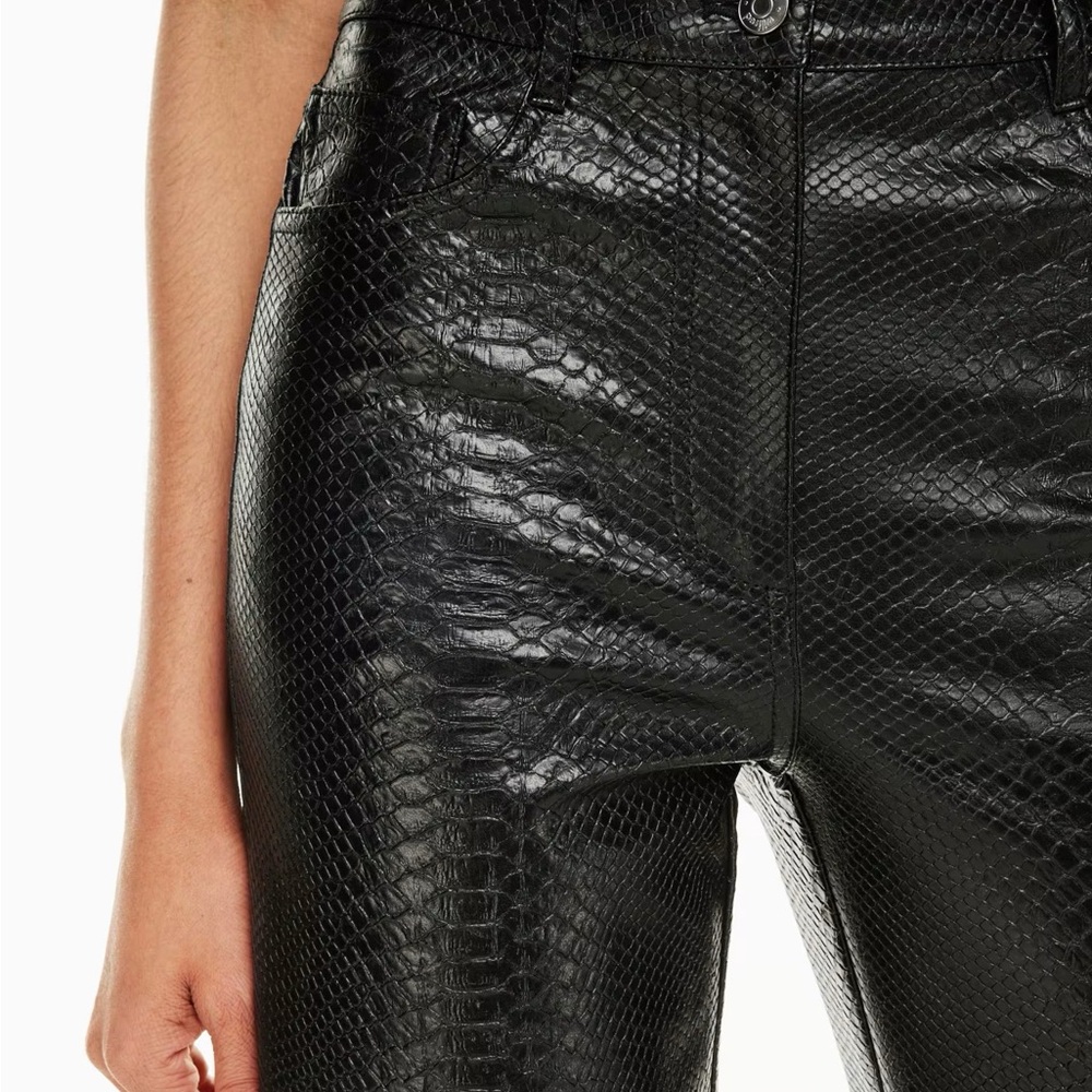 Wilfred Black Textured Pants